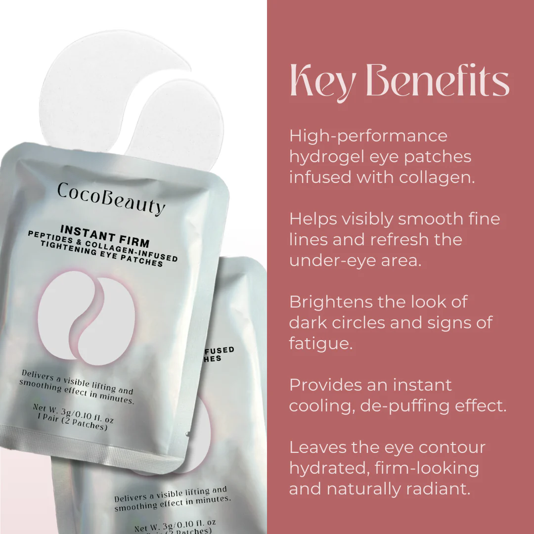 InstantFirm Collagen Eye Patches - Image 4
